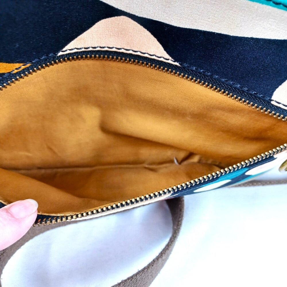Fossil Crossbody Bag East West Satchel Purse - Picture 8 of 16